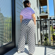 29" Inseam Be Yourself Pants - Checker Black *Clearance Sale*