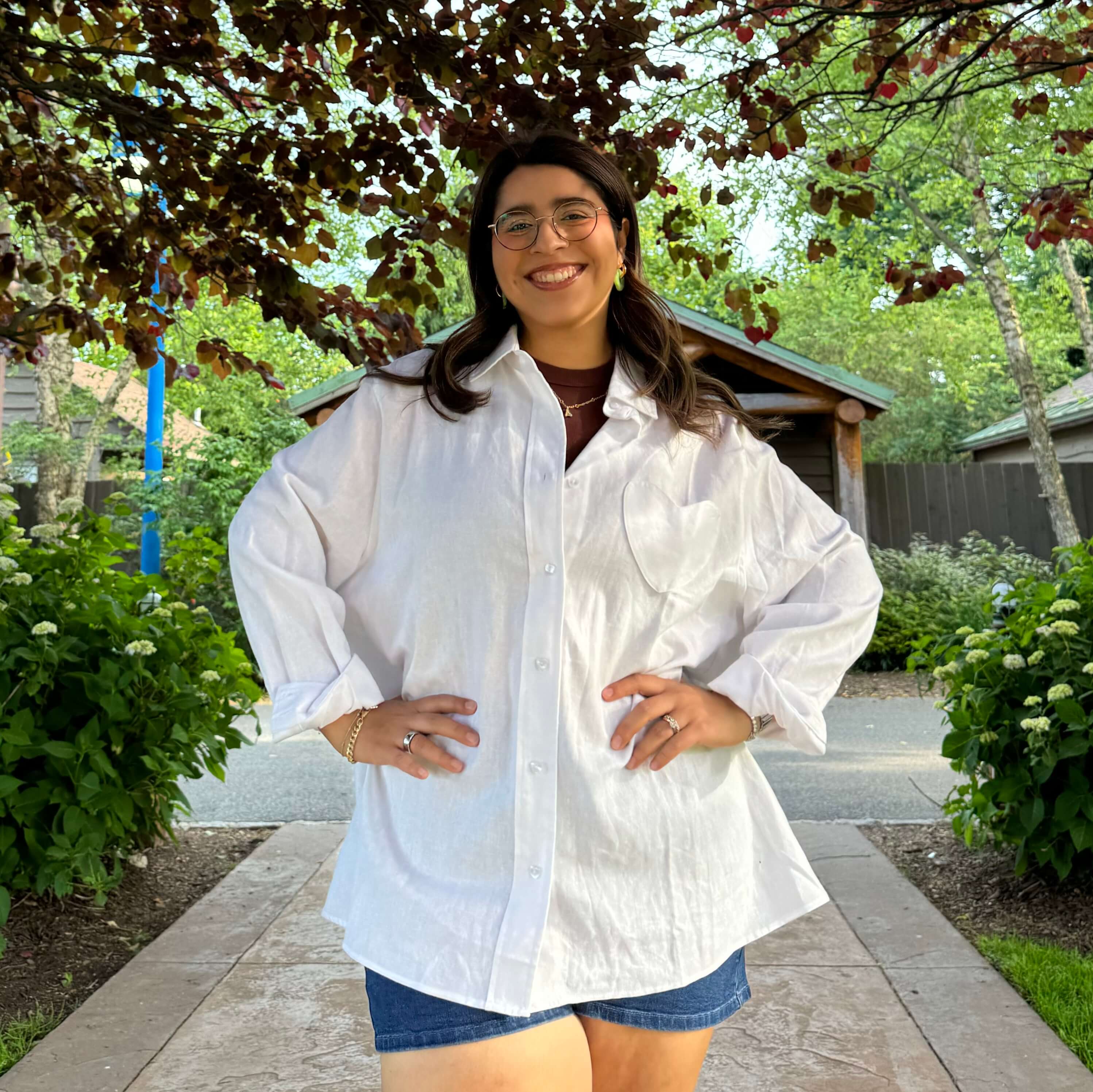 Linen Long-Sleeve Button-Up - Tofu *Clearance Sale*