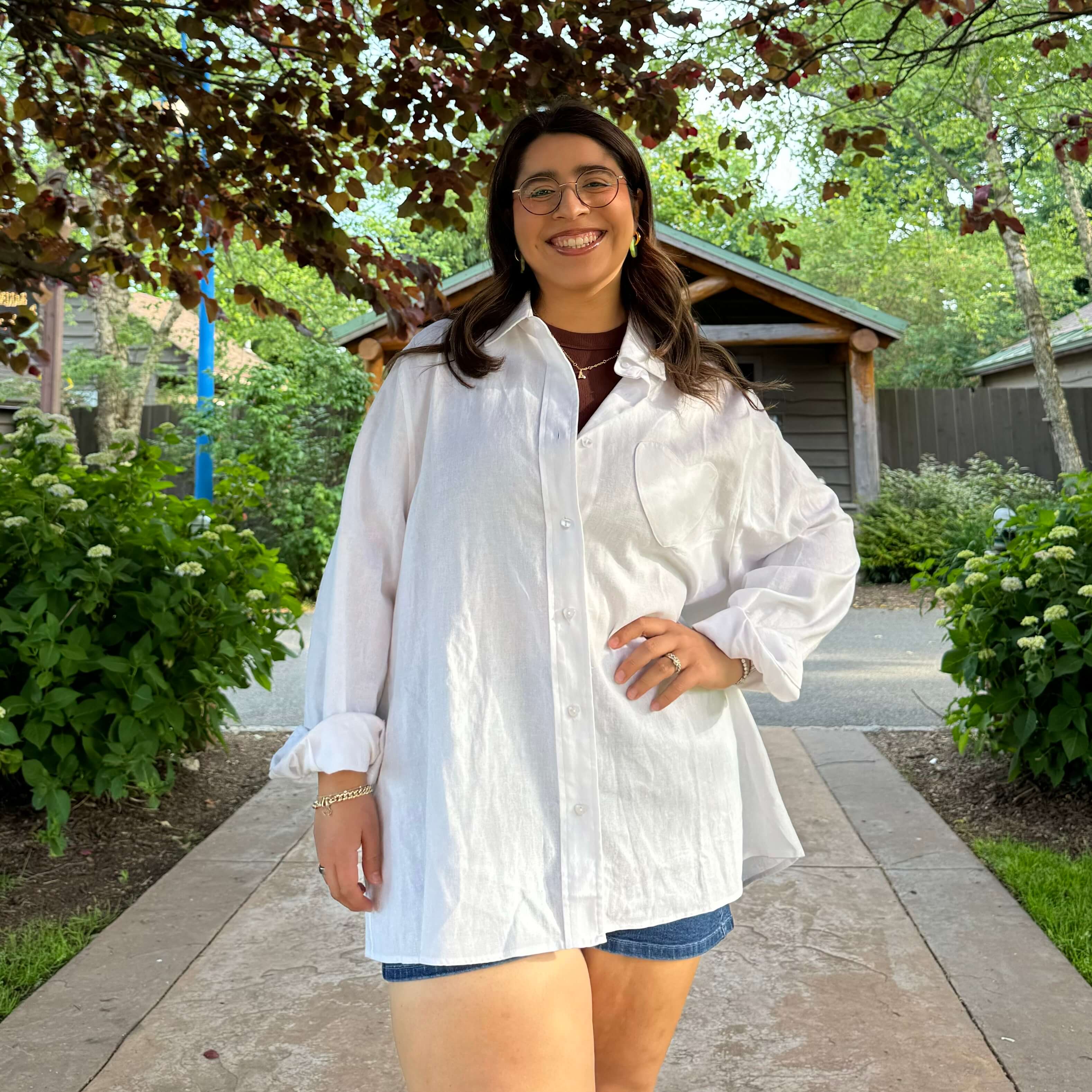 Linen Long-Sleeve Button-Up - Tofu *Clearance Sale*