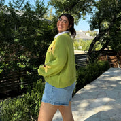 Flower Cardigan - Matcha *One Batch Only*