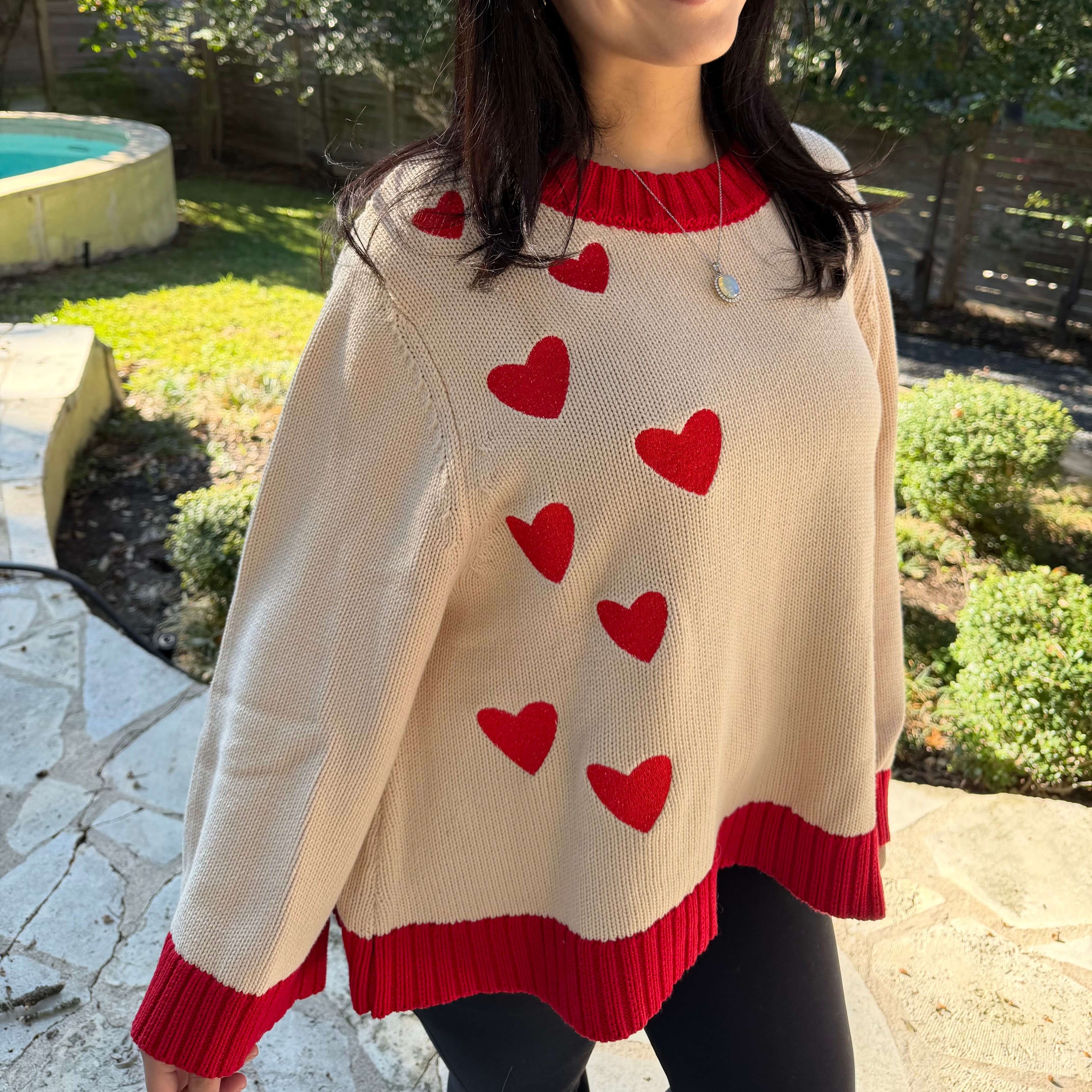 Daydreamer Sweater - Falling Hearts