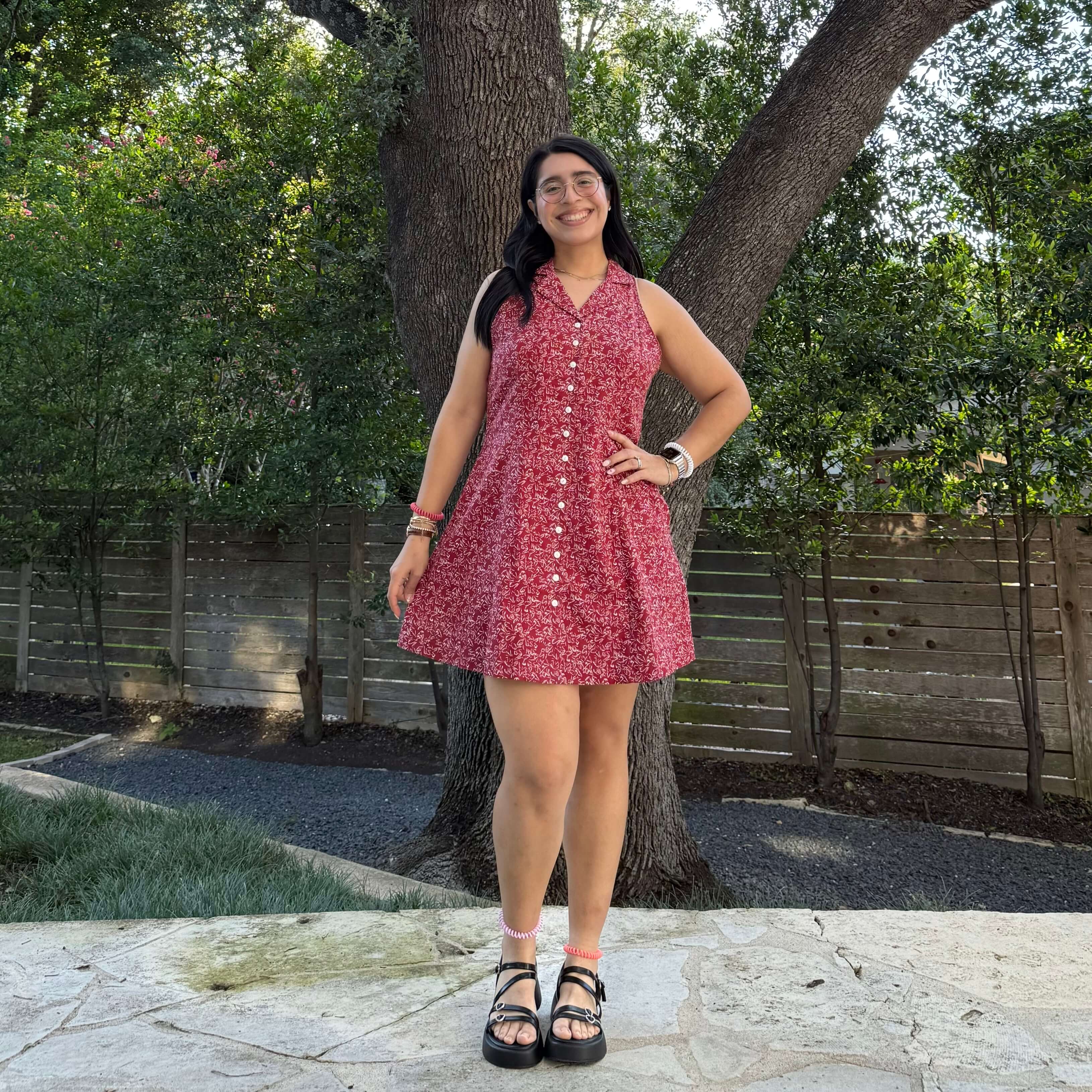 The Rosalie Dress - Firecracker *Clearance Sale*