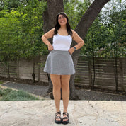 Christina Mini Skirt - Black and White *Clearance Sale*