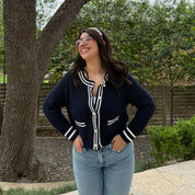 Uptown Cardigan - Navy *Clearance Sale*