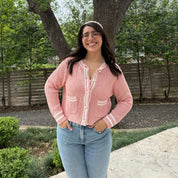 Uptown Cardigan - Pink *Clearance Sale*