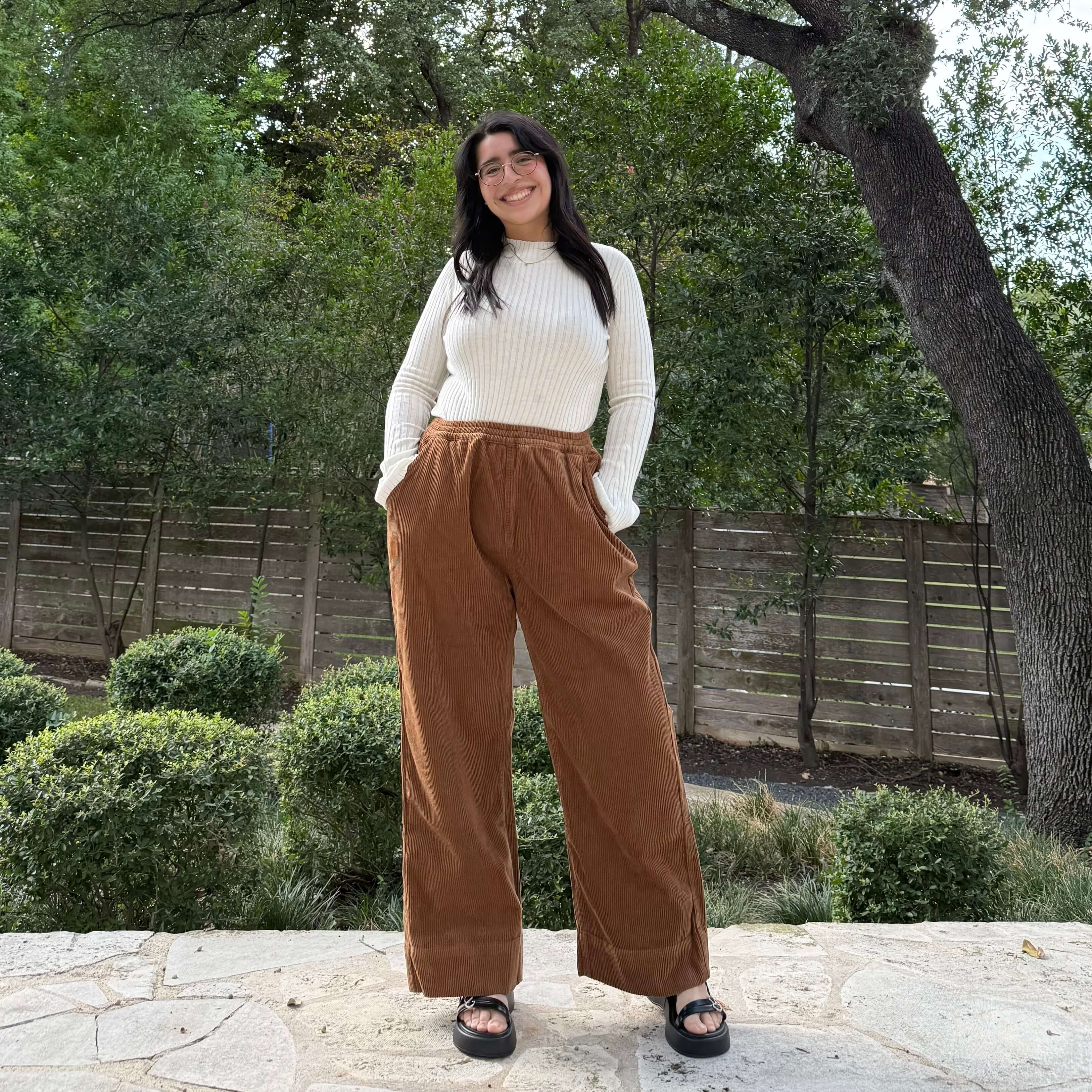 28 Inch Corduroy Pants - Acorn