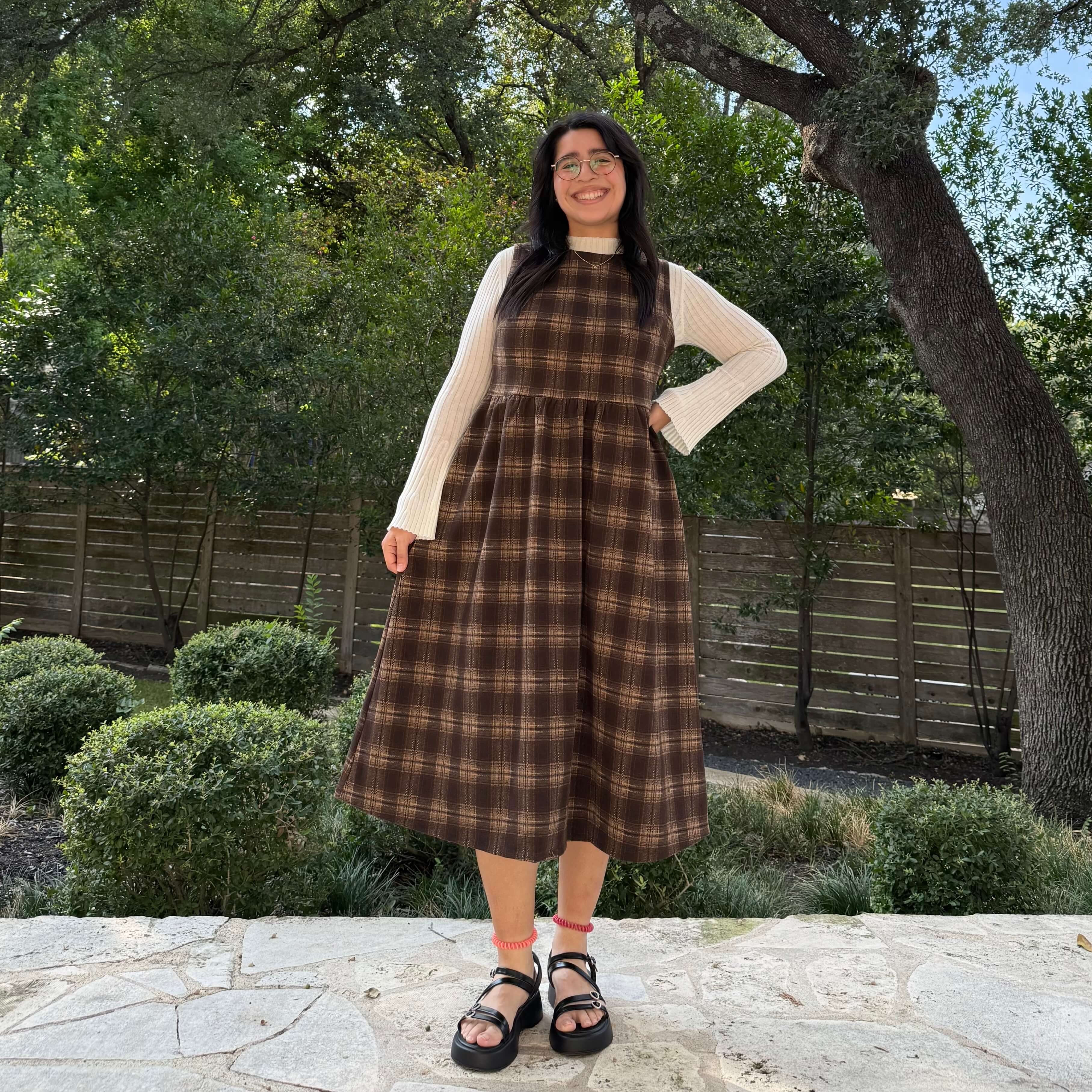 Cambridge Dress - Maple Plaid