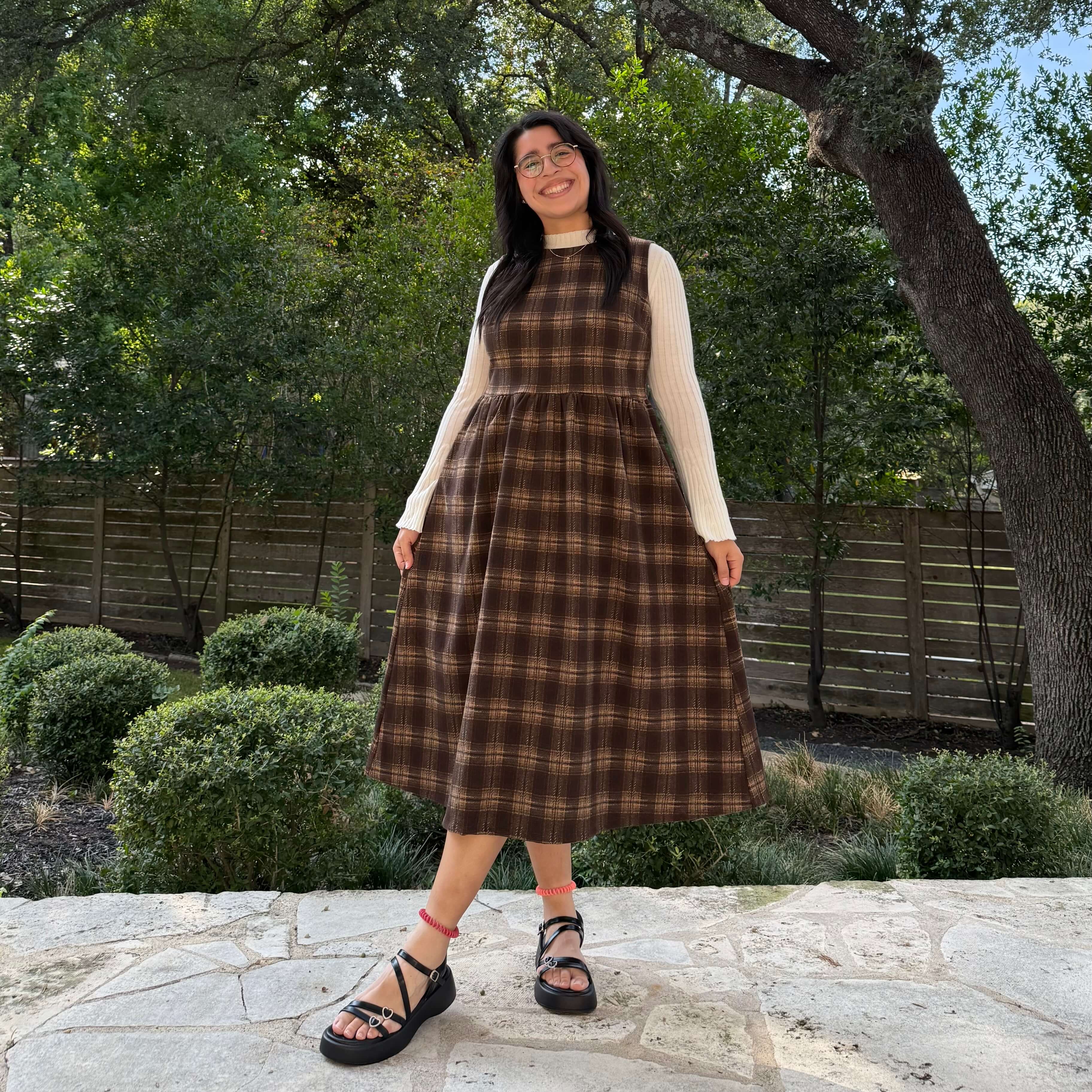Cambridge Dress - Maple Plaid