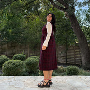Cambridge Dress - Burgundy Plaid *Clearance Sale*