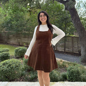 Autumn Corduroy Dress - Acorn *Clearance Sale*