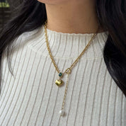 Heart of Gold Necklace - Emerald *Clearance Sale*