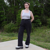 29" Inseam Straight Leg Jeans - Dark Gray *Clearance Sale*