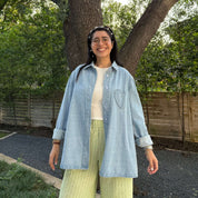 Denim Long-Sleeve Button-Up - Light Wash *Clearance Sale*