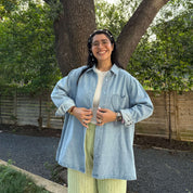 Denim Long-Sleeve Button-Up - Light Wash *Clearance Sale*