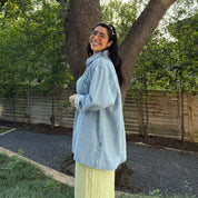 Denim Long-Sleeve Button-Up - Light Wash *Clearance Sale*